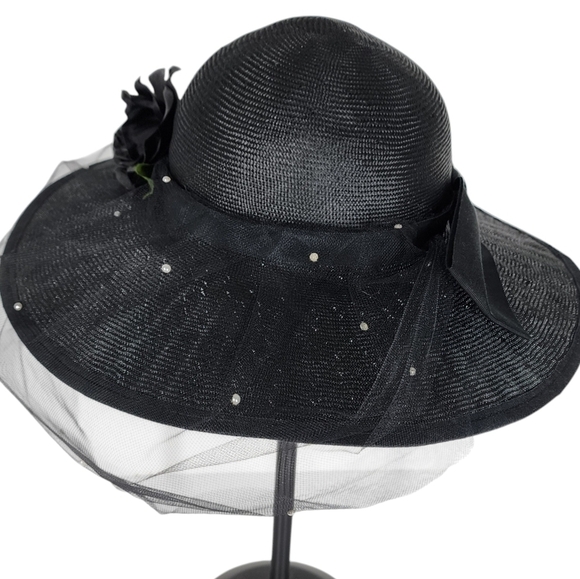 MR. CHARLES STATEMENT HAT WITH MESH VEIL - Picture 2 of 9
